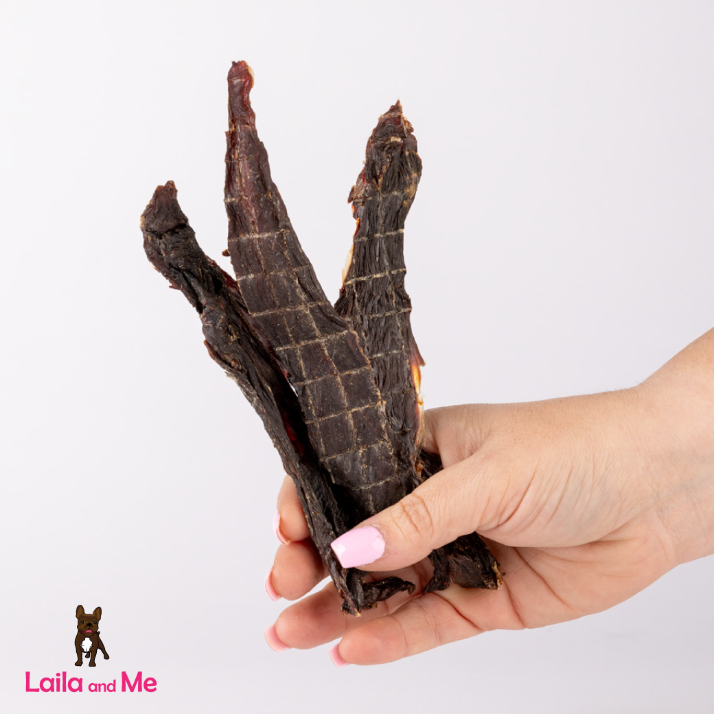 Hypoallergenic Kangaroo Dog Treats by Laila and Me. Healthy Affordable Hypoallergenic Kangaroo Dog Treats