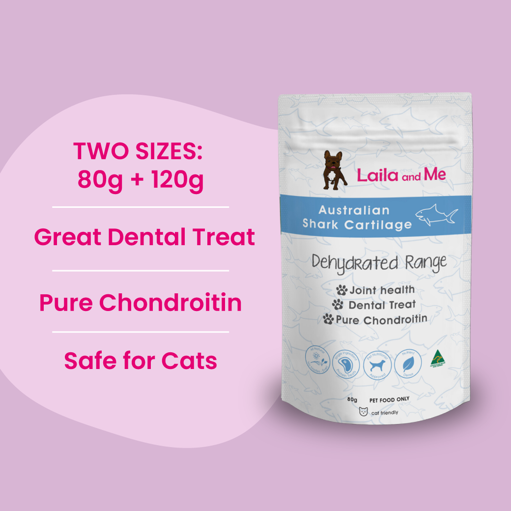 Gummy Shark Cartilage for dogs, Dog treat by Laila and Me