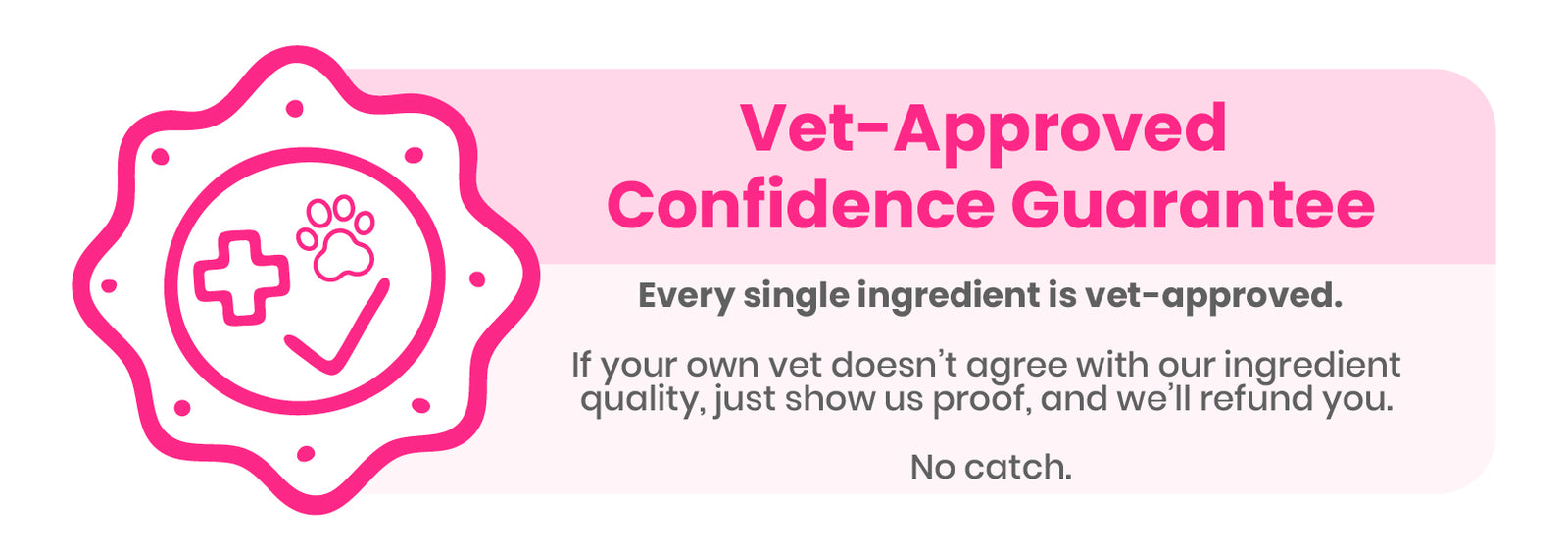 Vet-Approved Confidence Guarantee