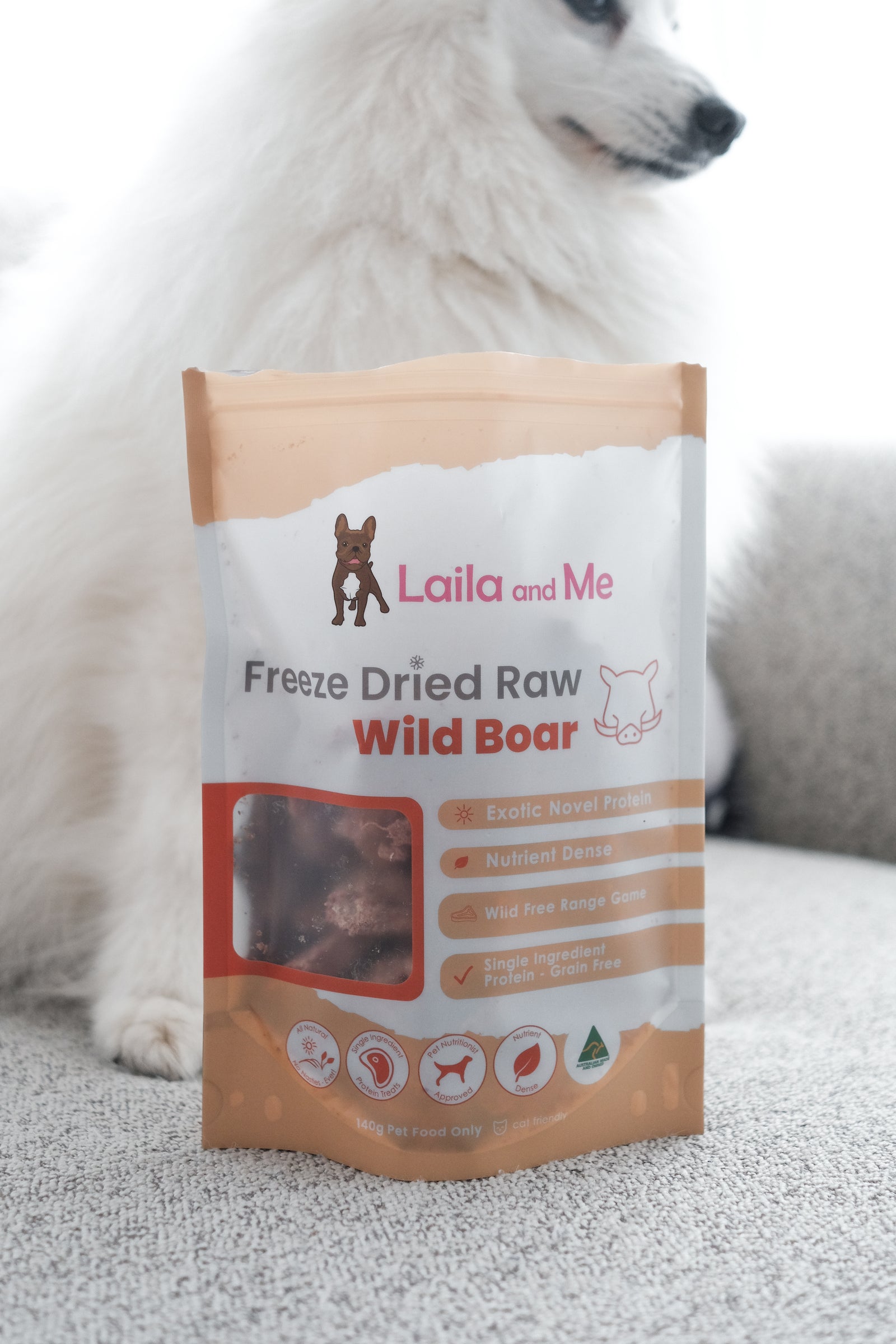 Freeze Dried Raw Wild Boar Treats