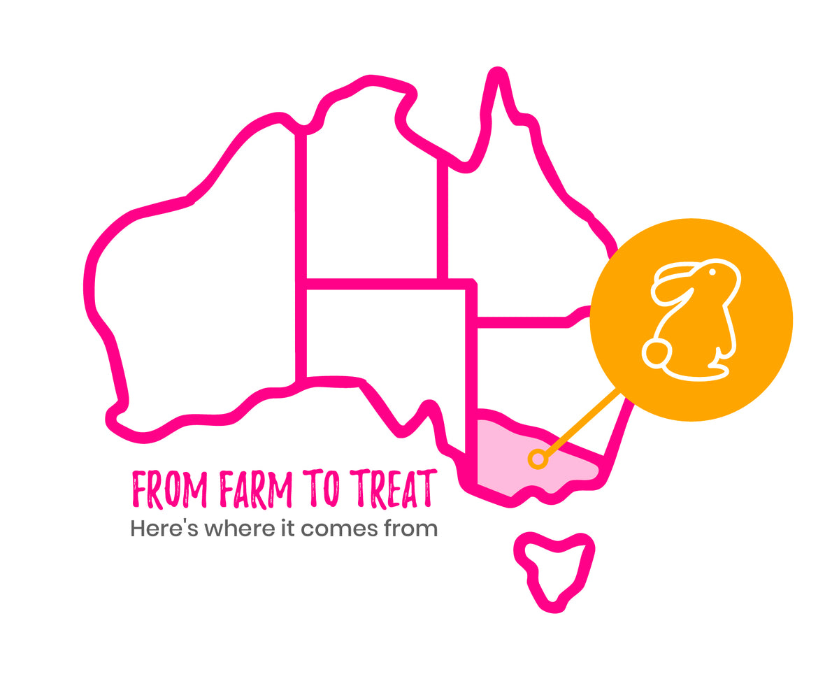 Victorian-farmed rabbit.