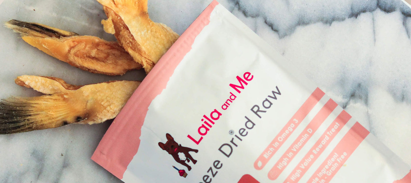 Freeze Dried Raw Salmon for Dogs - Laila and Me