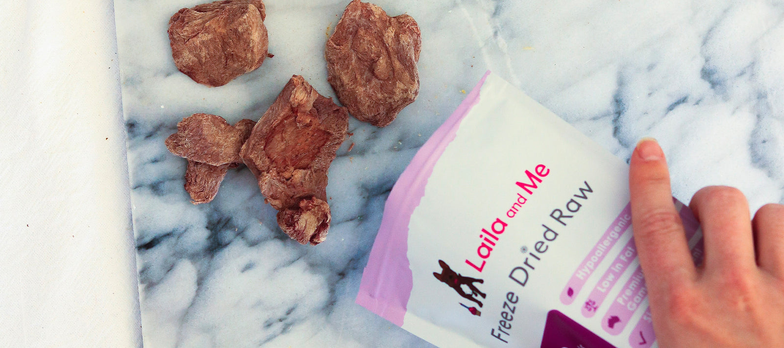 freeze dried kangaroo dog treats - Laila and Me