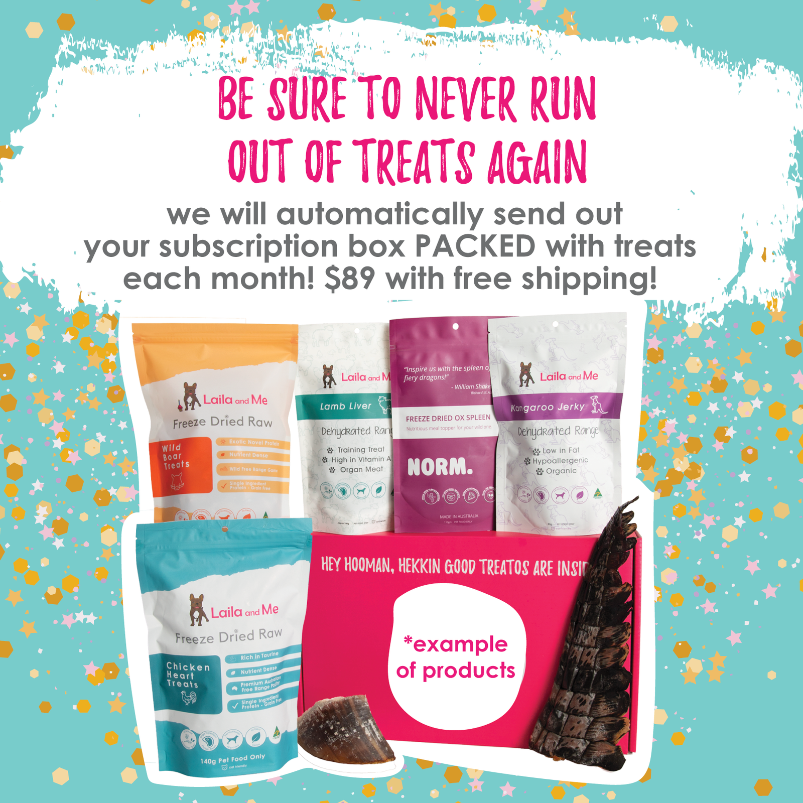 Puppy box subscriptions online