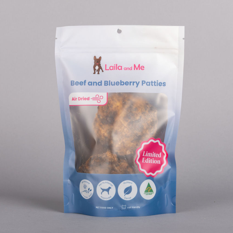 Beef and Blueberry Patties - Limited Edition
