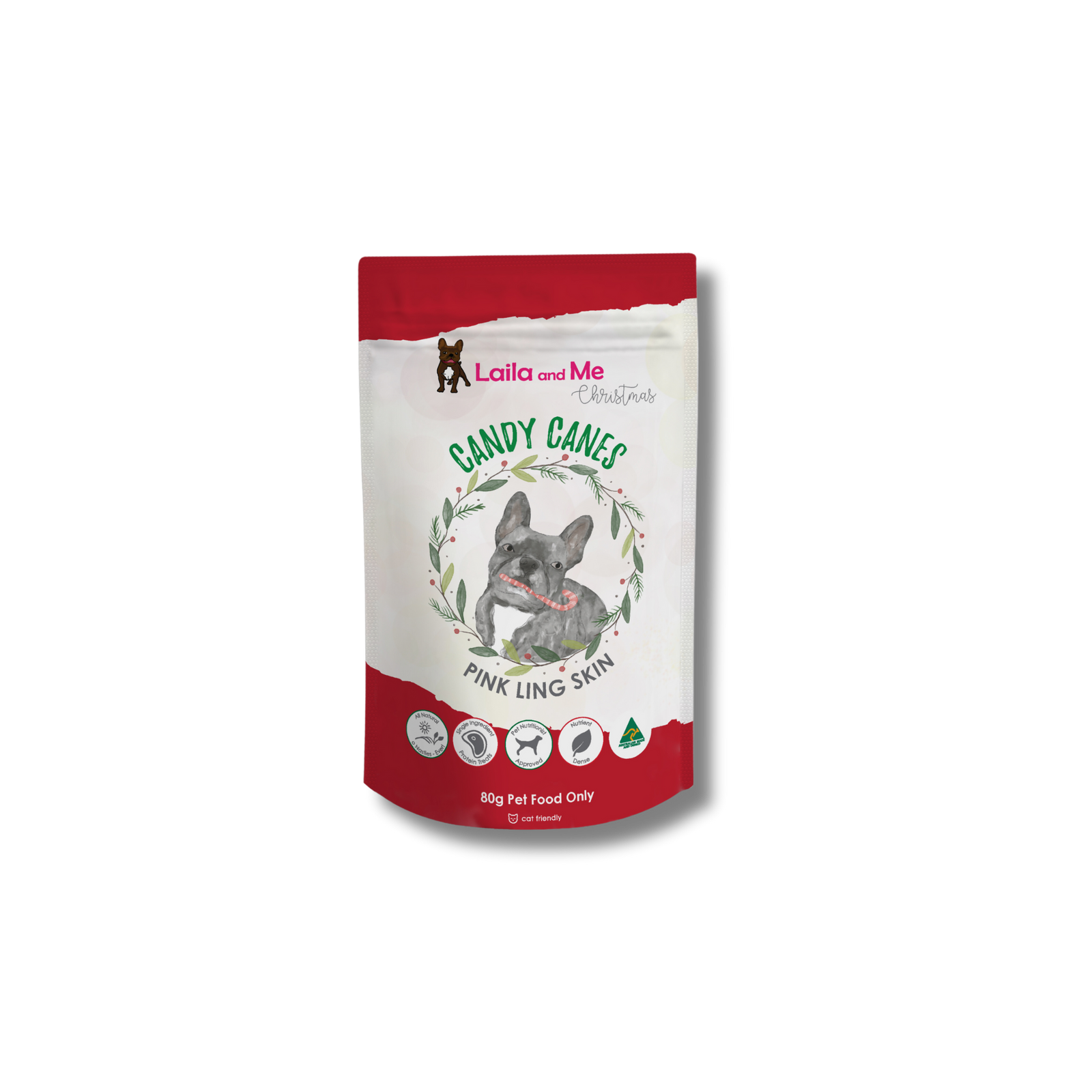 Candy Cane Christmas Dog Treats - laila and me