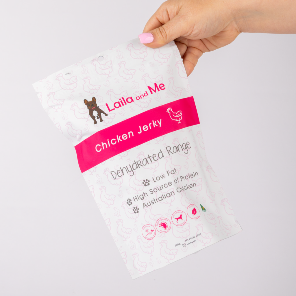 Laila and Me Dehydrated Chicken Jerky Pet Treats. High Quality Affordable Chicken Pet Treats for Dogs 