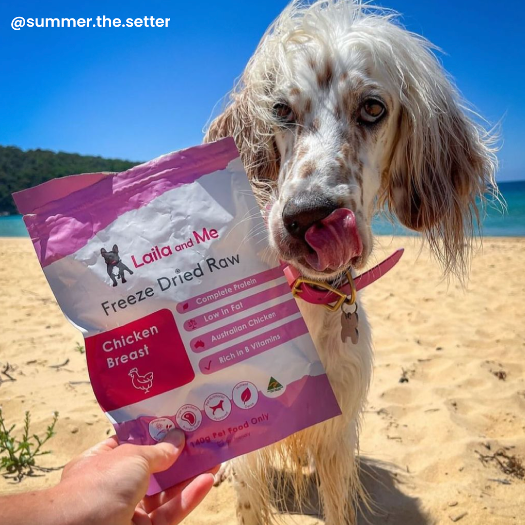 Laila and Me Freeze Dried Chicken Breast by Summer The Setter Australia