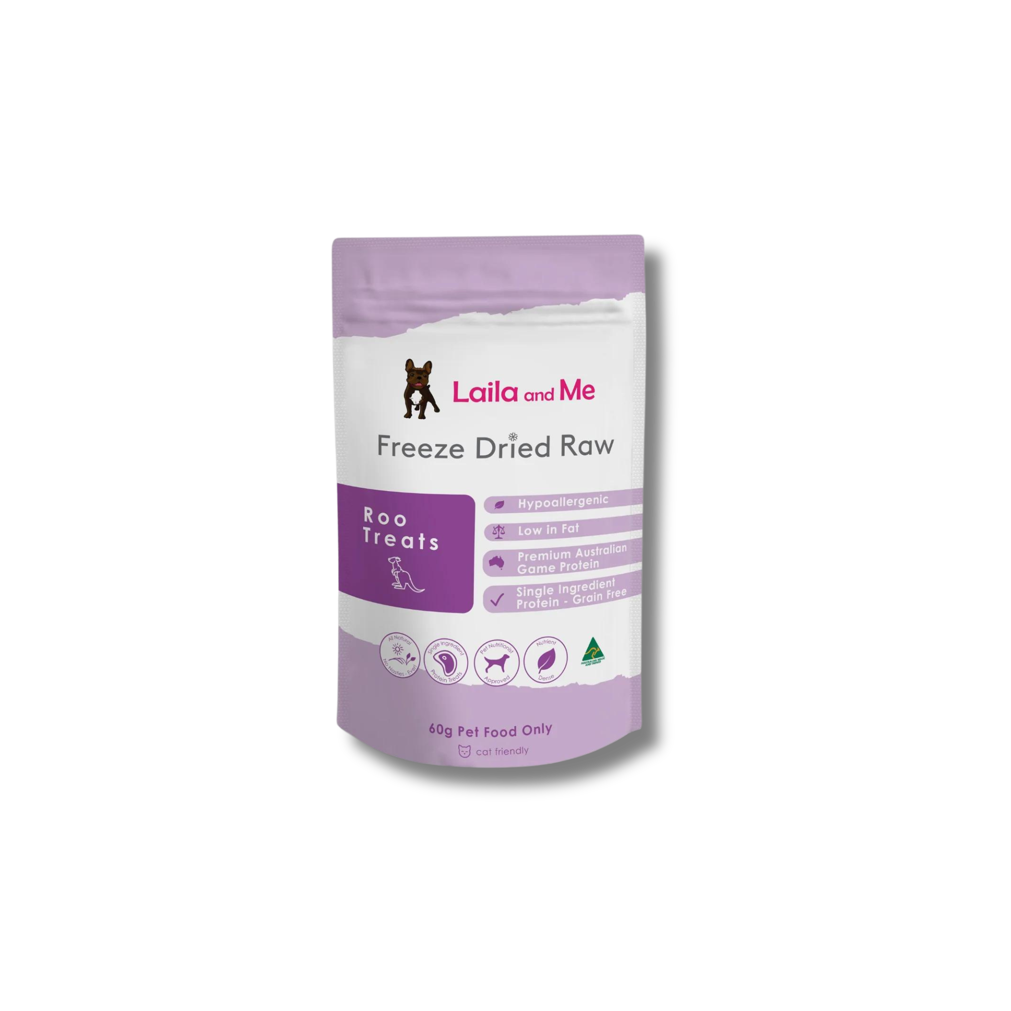 Freeze dried kangaroo dog on sale food
