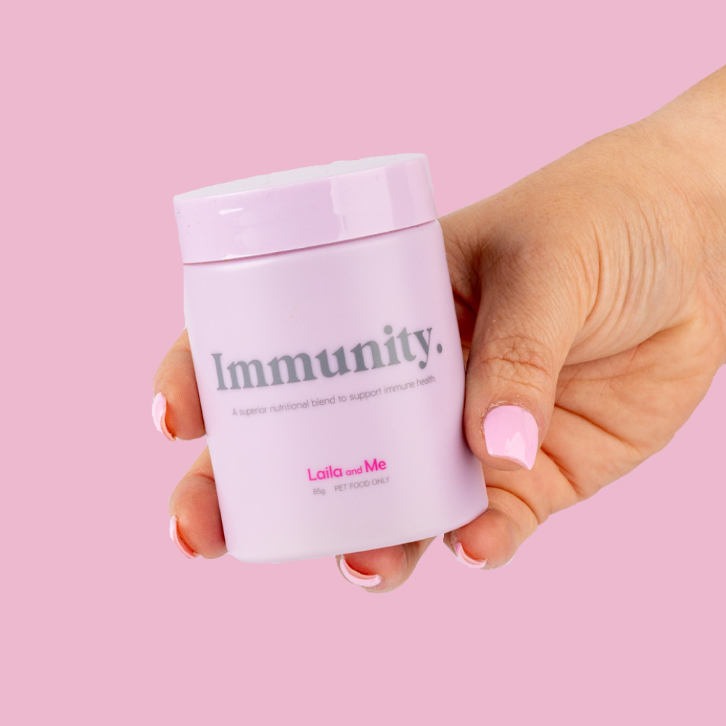 Immunity Herbal Dog Supplement - Natural affordable way to boost your dogs immunity by Laila and Me 