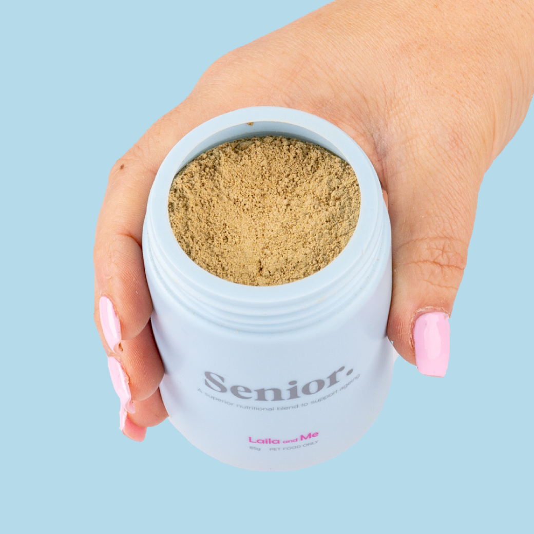 Herbal, Natural Healthy Supplement for senior and ageing pets by Laila and Me