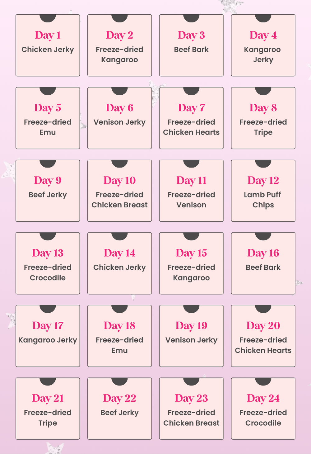 Day 1 - Day 24 Advent Calendar Dog Treats - Laila and Me