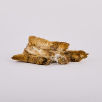High quality yet affordable wild rabbit legs with fur dog chew treats by Laila and Me