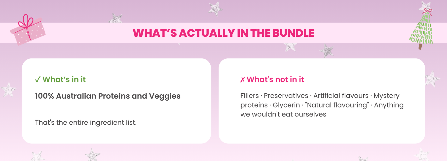 Australian Proteins and Veggies