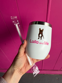 Insulated Cup with Reusable Straw