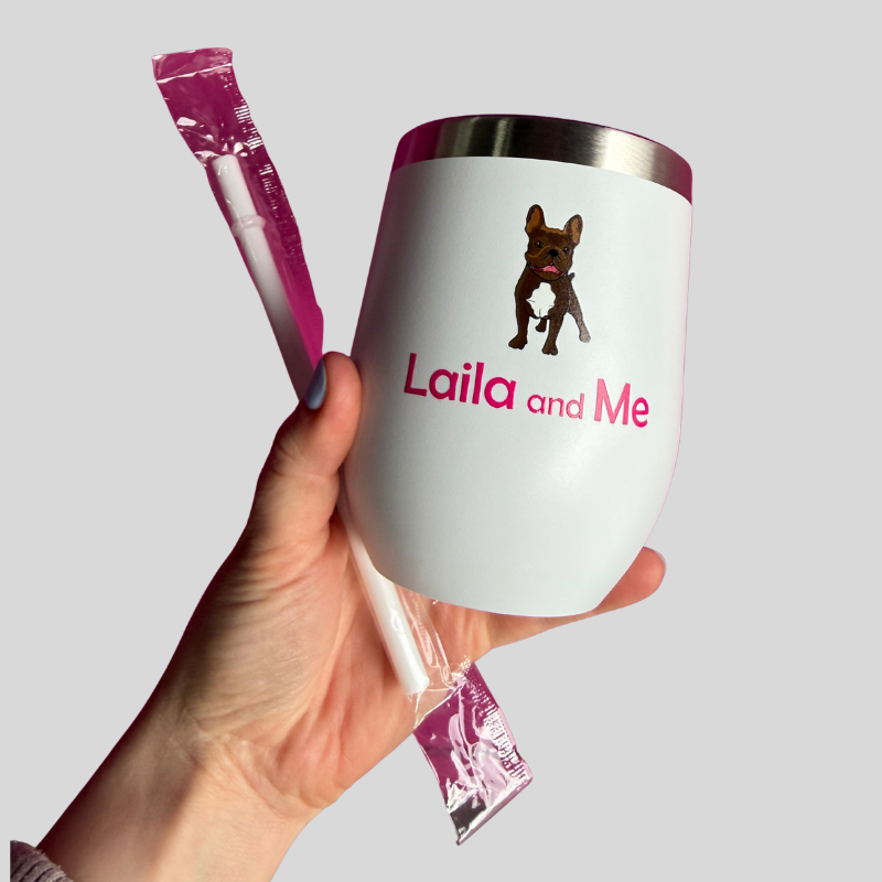 Insulated Cup with Reusable Straw