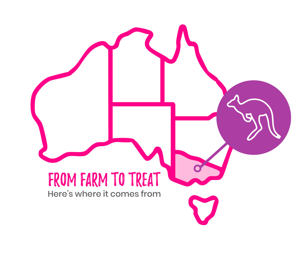 Kangaroo Ears with Fur 50g