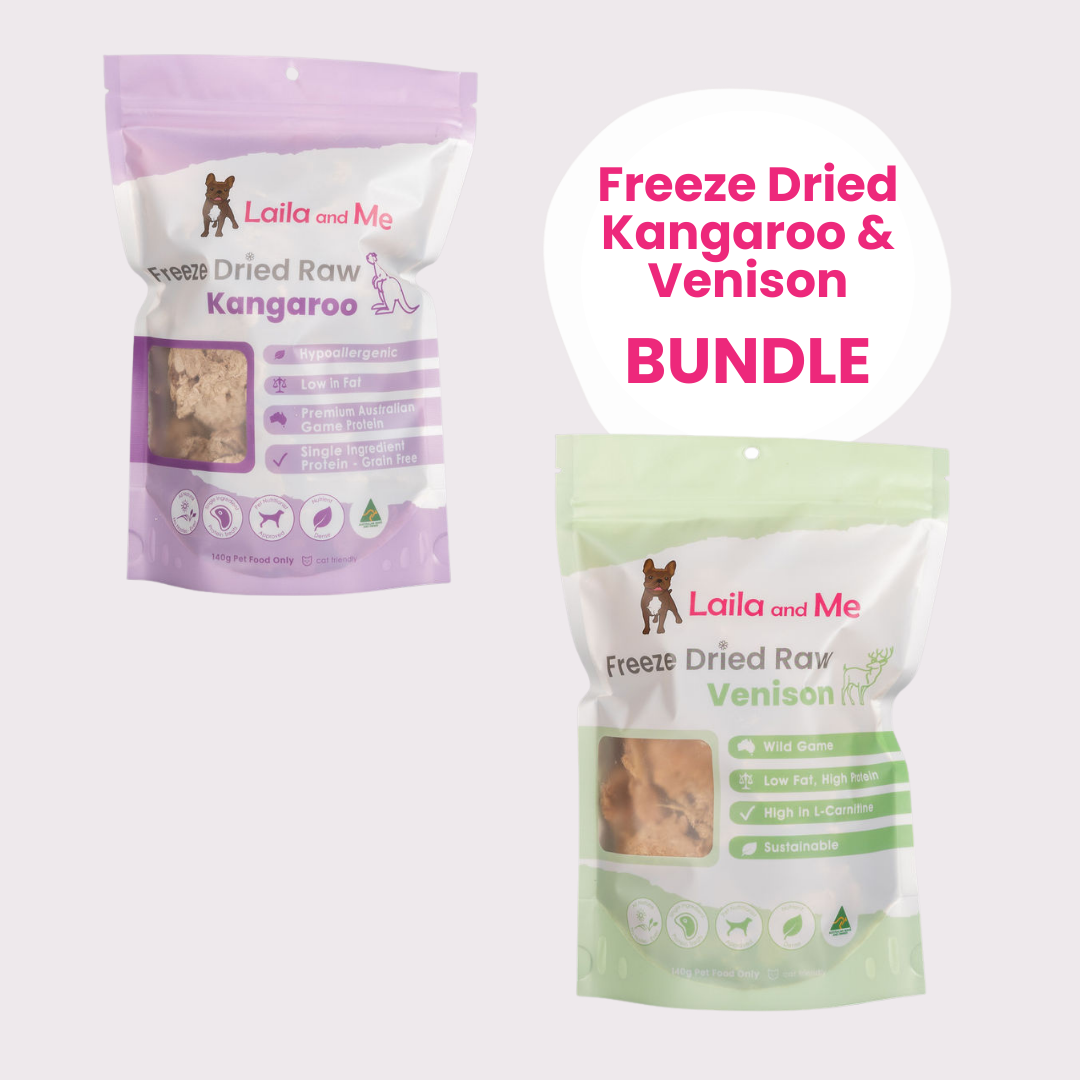 Freeze Dried Kangaroo and Venison Bundle