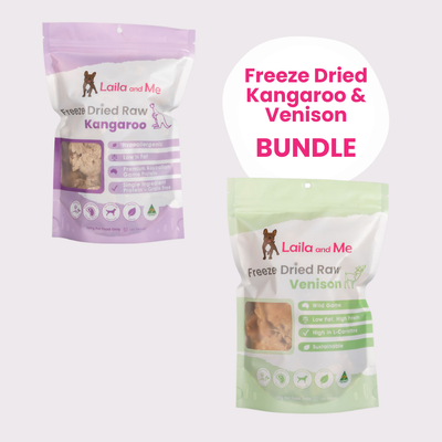 Freeze Dried Kangaroo and Venison Bundle