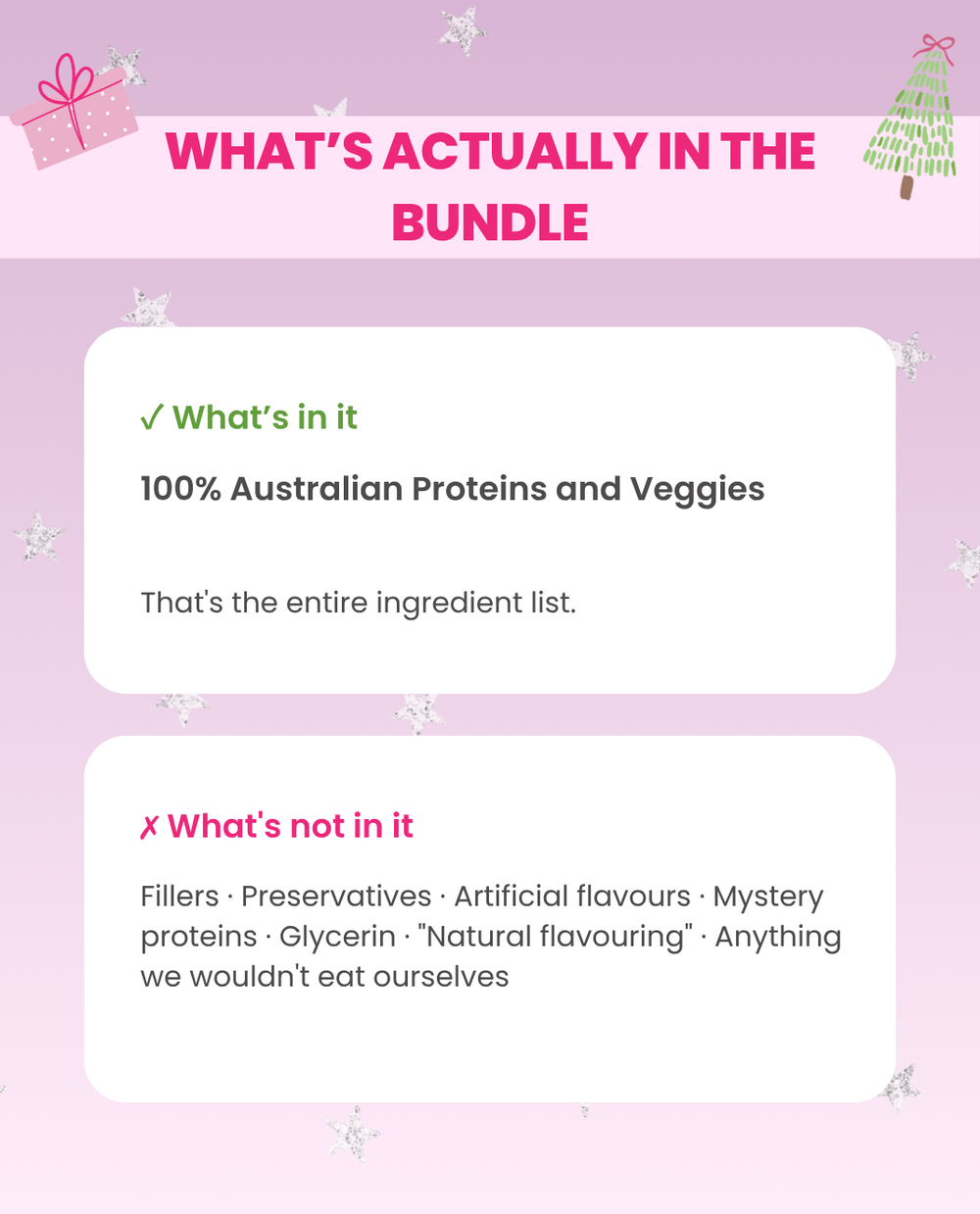 Australian Proteins and Veggies