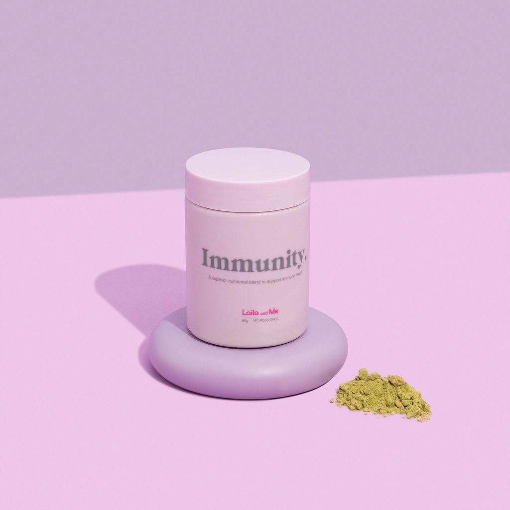 Immunity Herbal Dog Supplement - Natural affordable way to boost your dogs immunity by Laila and Me 